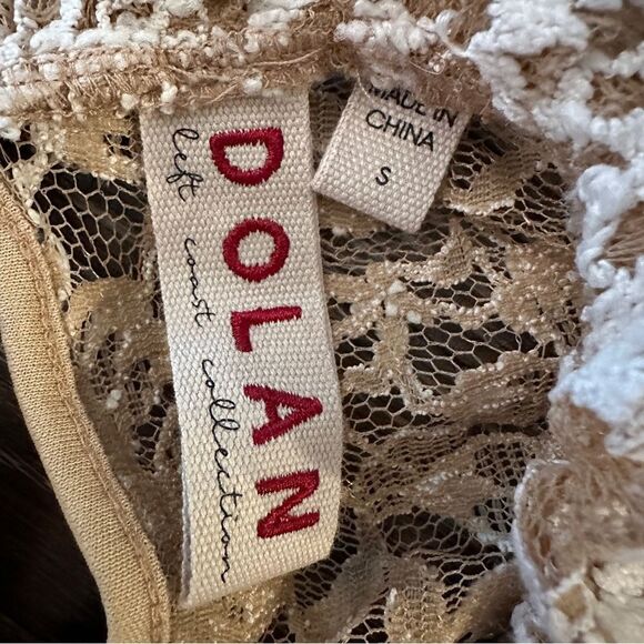 Dolan Sheer Lace Mock Neck Top - Picture 5 of 11
